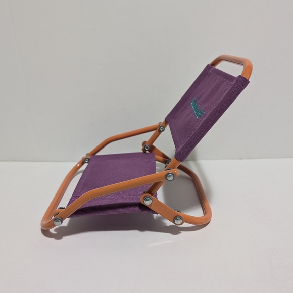 American Girl Doll Adventure Campfire Set Fold Up Camp Chair Beach Lounger - Picture 5 of 9